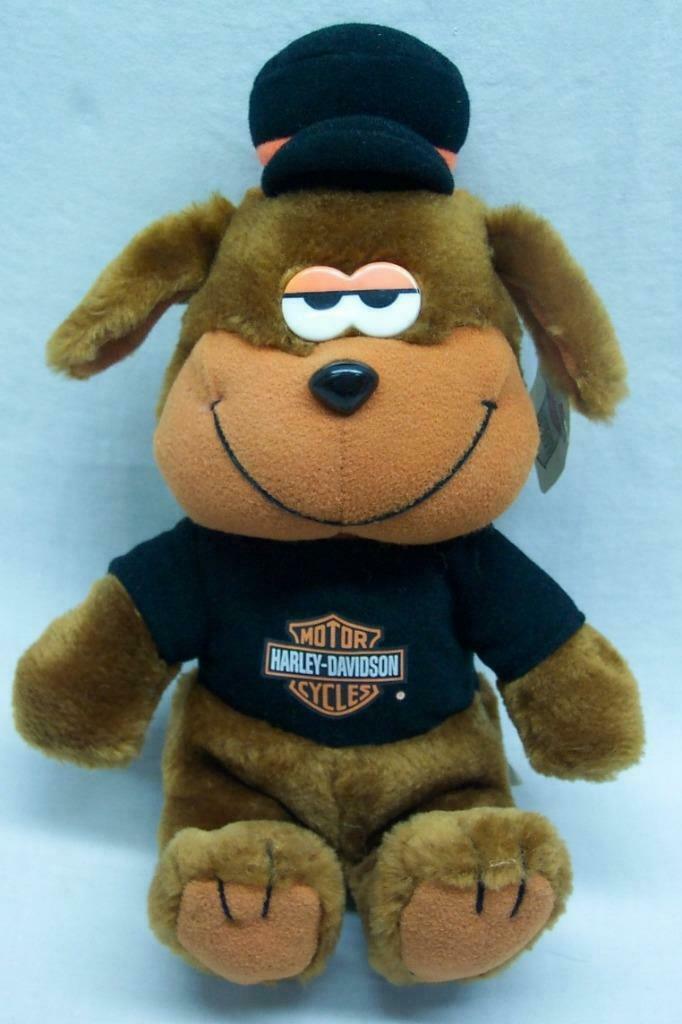 harley davidson stuffed animal dog