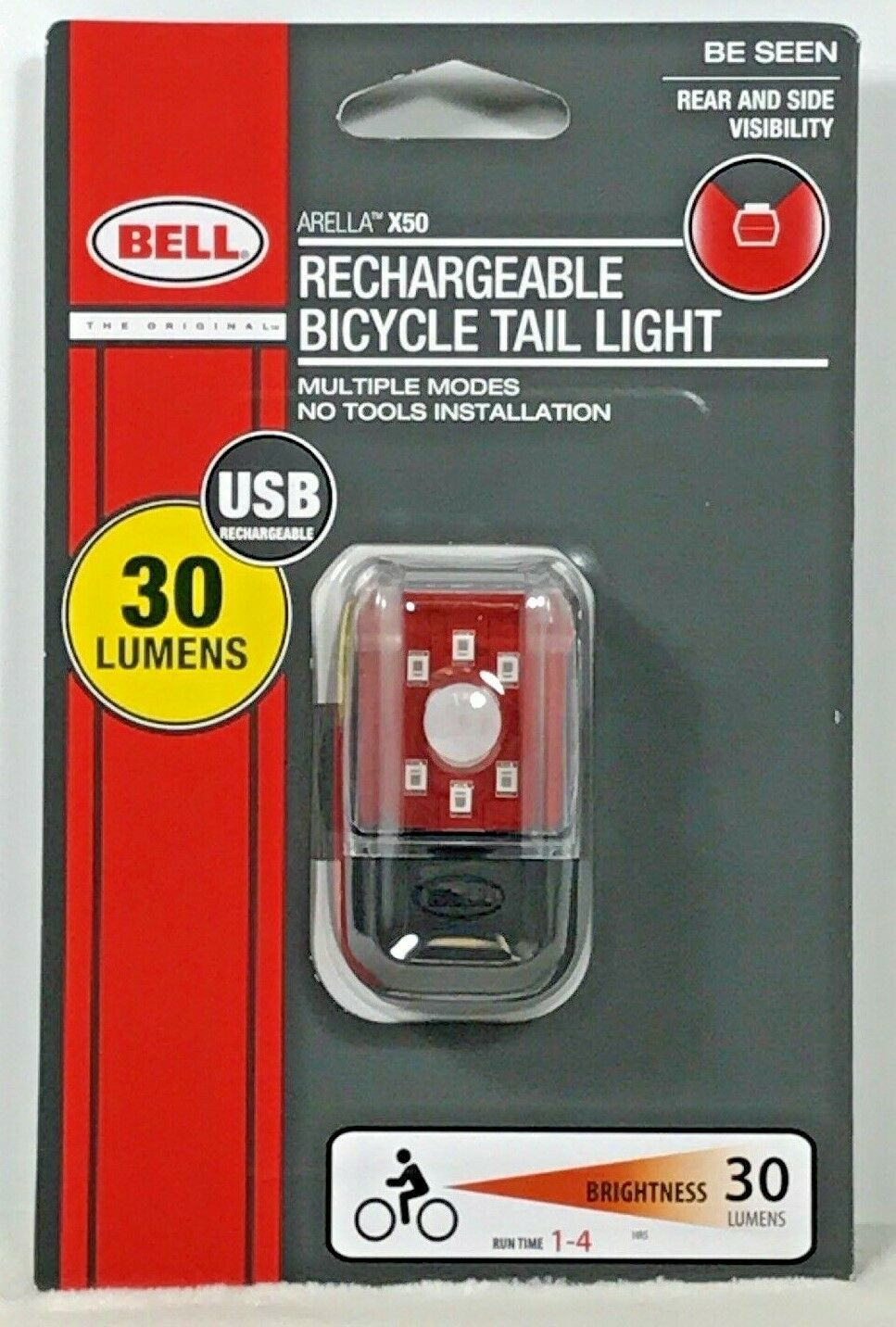 bell rechargeable bike light