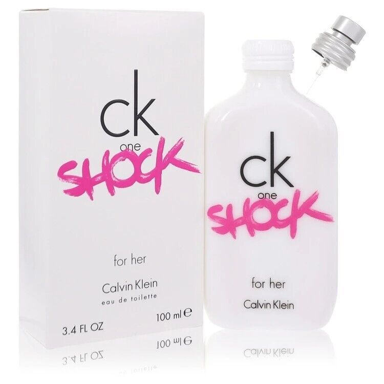 Calvin Klein One Shock Perfume Spray 3.4 oz Eau de Toilette Fragrance New In Box