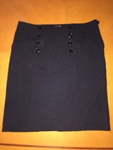 Women&#39;s Beautiful Elegant H&amp;M Black Knee High Skirt Size 12 - $7.91