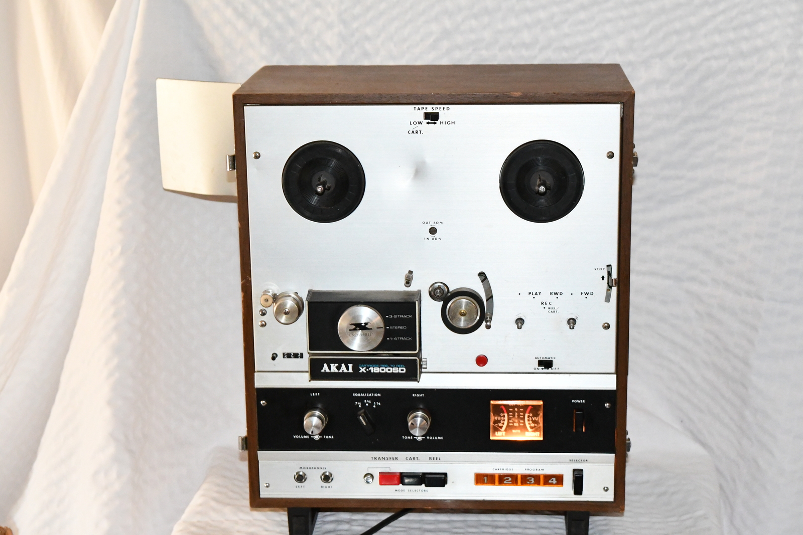 Akai X1800SD Super Deluxe Reel to Reel 8Track Recorder PARTS or