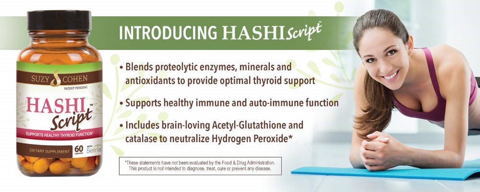 HashiScript Thyroid and Immune Support Formula with Catalase and Glutathione