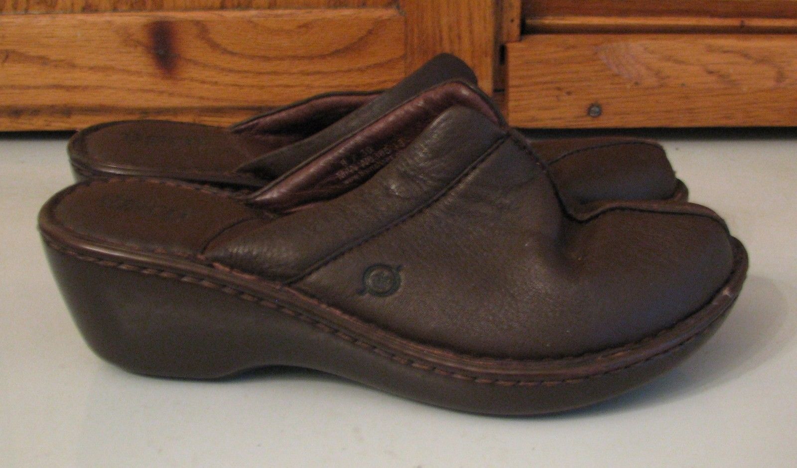 Born Brown Leather Shoes Woman's 8 / 39 