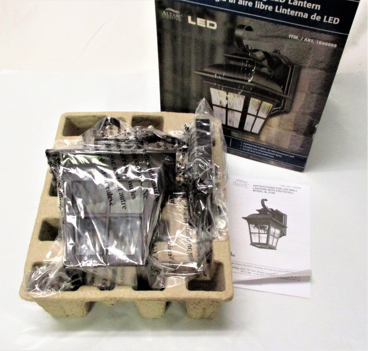 Altair Lighting LED Outdoor Energy Saving Lantern Model AL2165 50,000