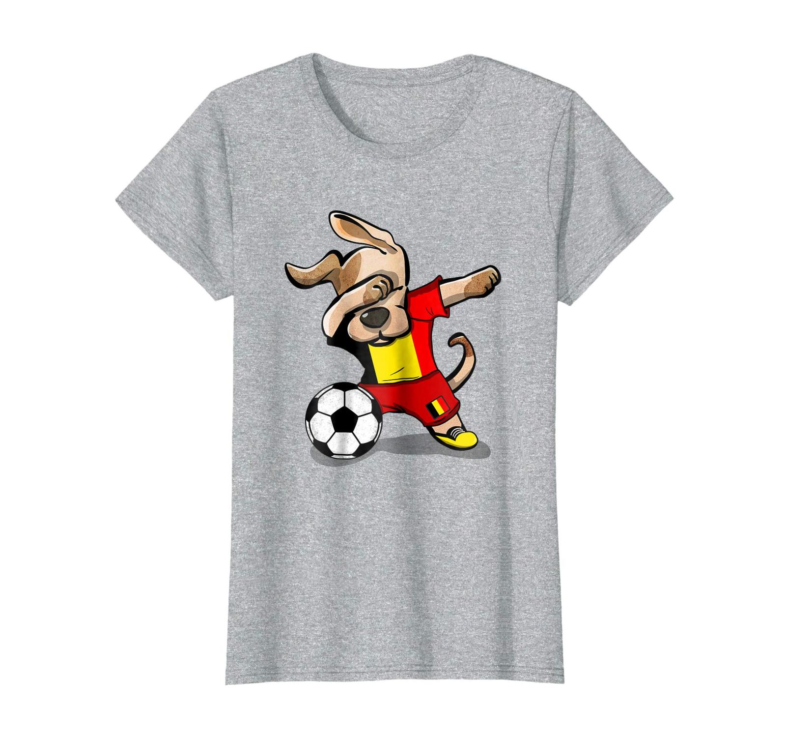 Dog Fashion - Dog Dabbing Soccer Belgium Jersey Shirt Belgian Football Tee Wowen