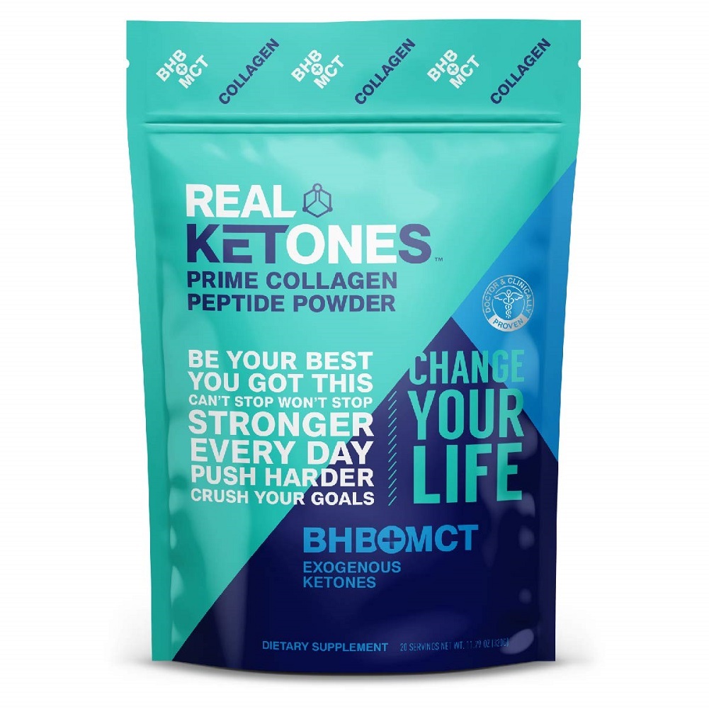 Kegenix﻿ Real Ketones Prime Collagen Peptides - with BHB C8 MCT Unflavored 320g