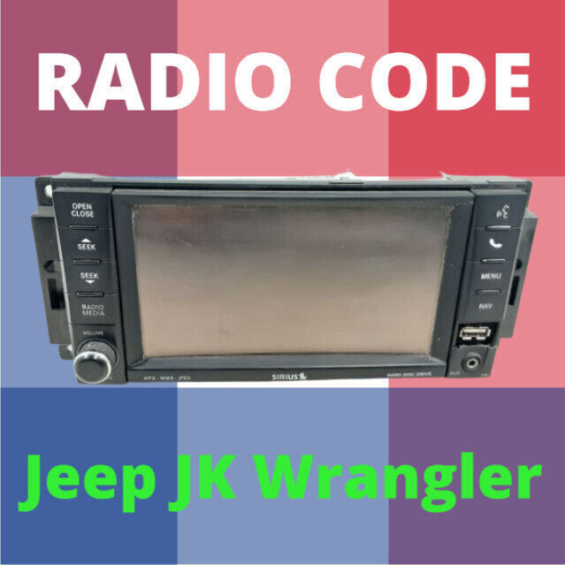 Radio Code Jeep Liberty Wrangler Town Country Grand Caravan Dodge