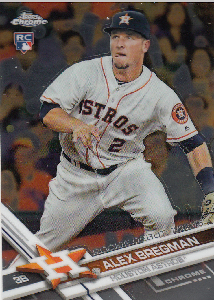 Alex Bregman 2017 Topps Chrome Update Rookie Debut Card HMT60