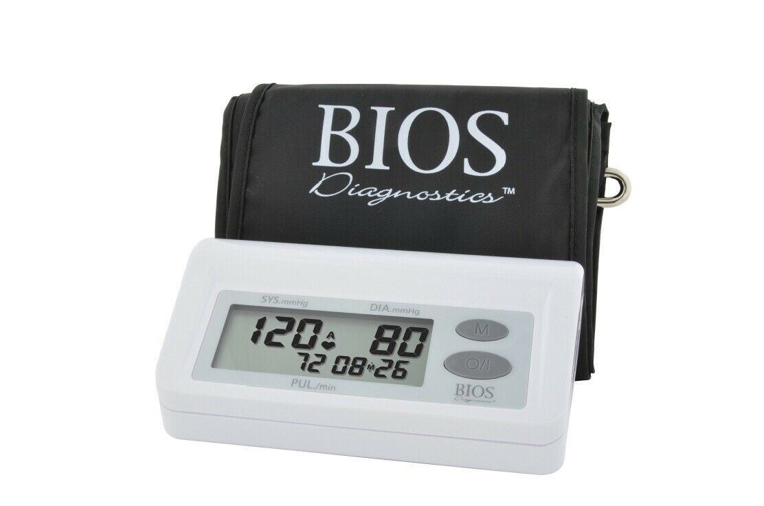 BIOS Diagnostics Blood Pressure Monitor Compact & Portable Digital One Touch New Blood