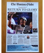 New England Patriots Poster 17 X 11 Boston Globe Super Bowl Return to Gl... - $11.87