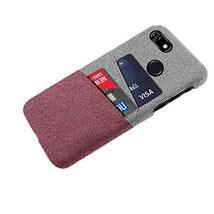 for Google Pixel 3A 3A XL Case Retro Fabric Cloth Cards Holder Ultra Sli... - $18.99
