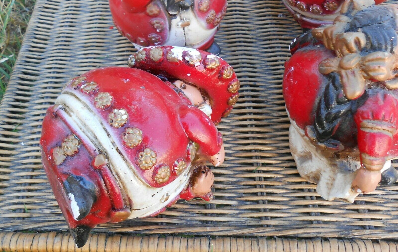 Old Vintage Mexican Mariachi Band Figurine Statue Mariachis Chalkware