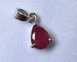 Handmade Sterling Silver Pendant Handmade Ruby Pendant - £33.16 GBP