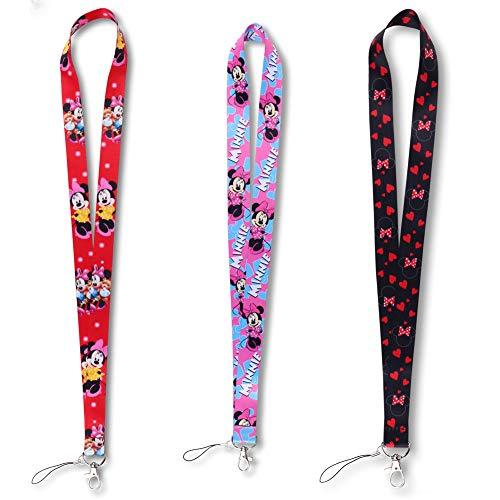 3 Pack Lanyards, Cute Lanyards for Women and Girls, Cartoon Designed ...