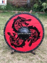 Medieval Viking Knights Battle Ready Round Shield, Viking round shield, Cosplay 