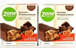 2 Zone Perfect Blend of Taste and Nutrition Chocolate Peanut Butter Bars 5ct