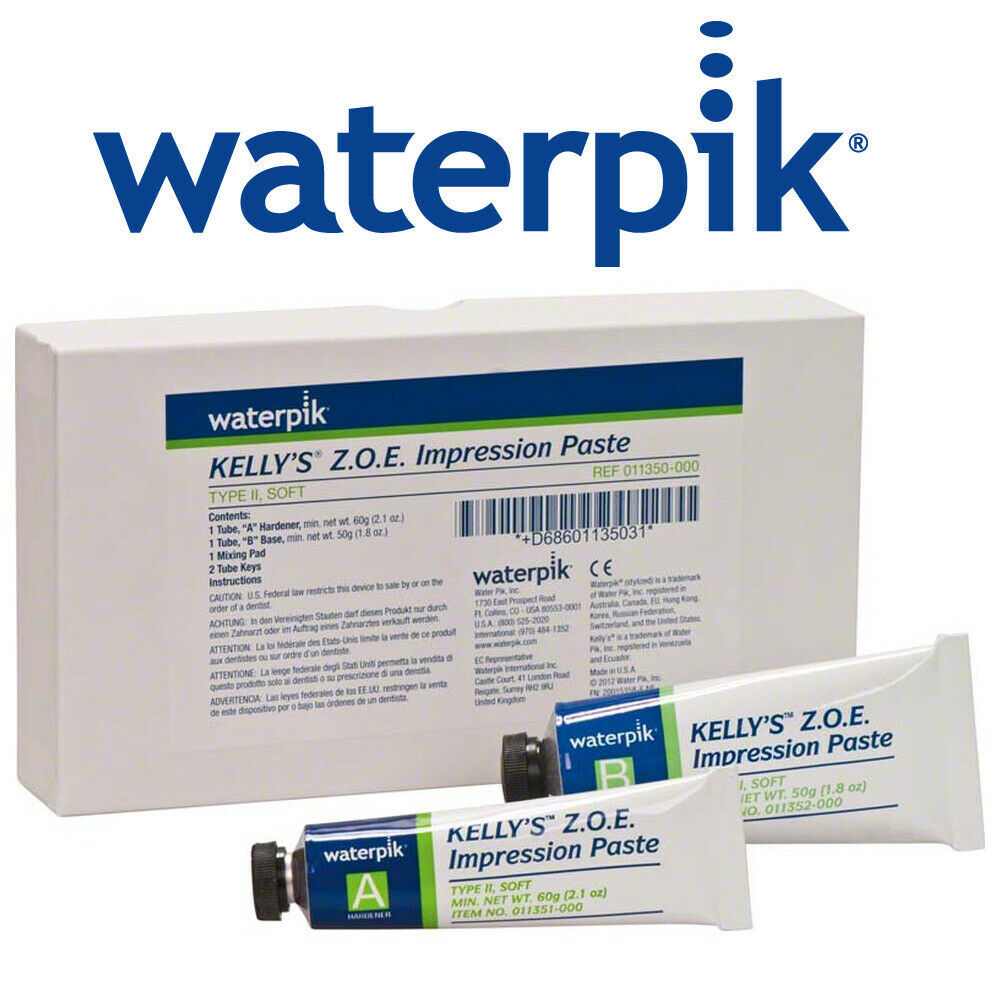 Waterpik Kelly's ZOE Impression Paste for Full Denture Impressions