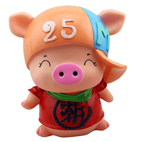 PANDA SUPERSTORE Stylish Pig Coin Holder Piggy Bank Great Gift for Kids
