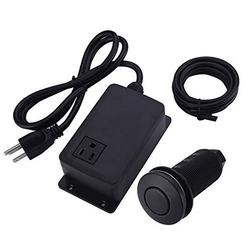 SINKINGDOM Garbage Disposal Air Switch Kit with Single Outlet,Matte ...