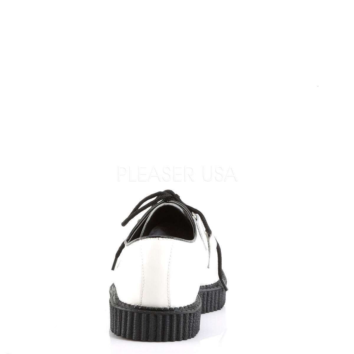 DEMONIA CRE608//BW//LE Men/'s Gothic 1/" Platform Creepers Punk Goth Leather Shoes