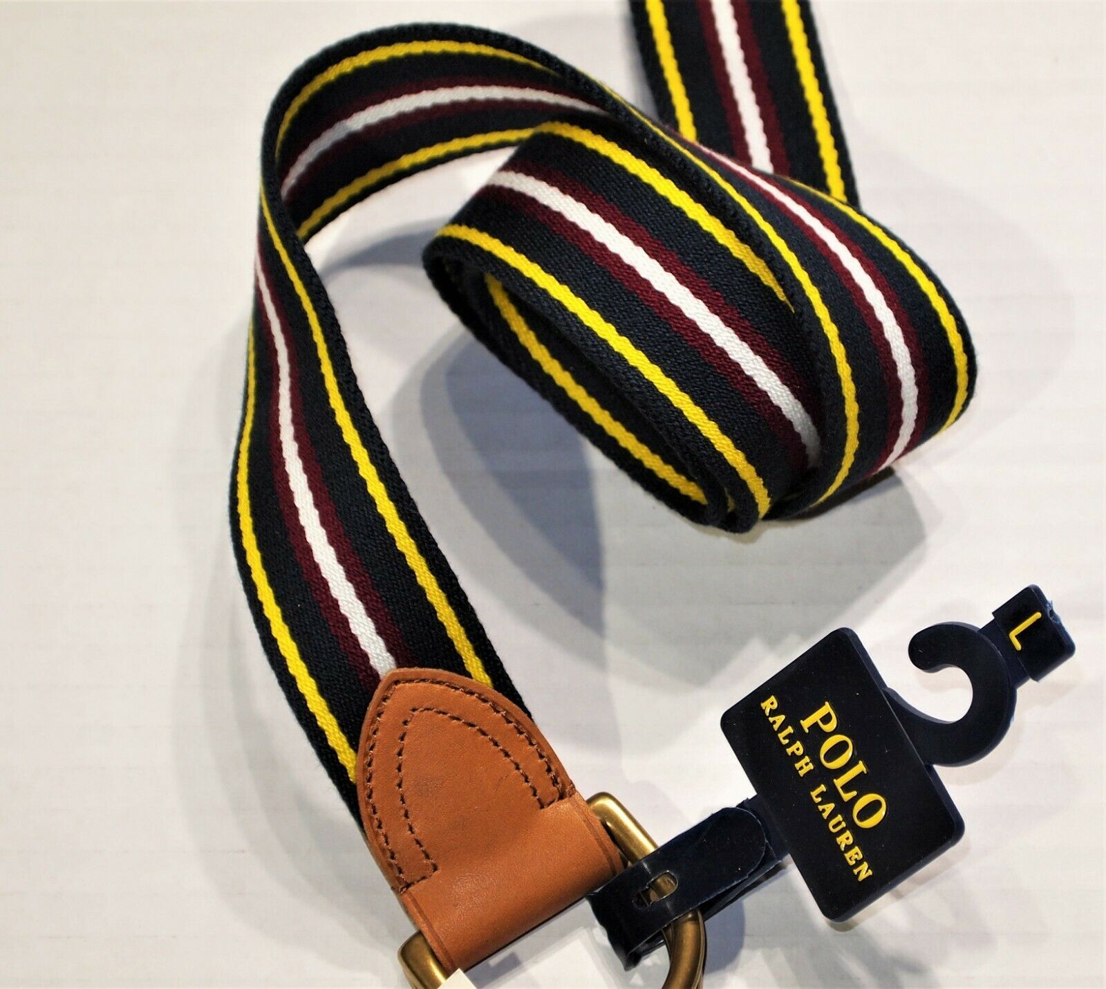 Polo Ralph Lauren men's belt striped size xl Belts