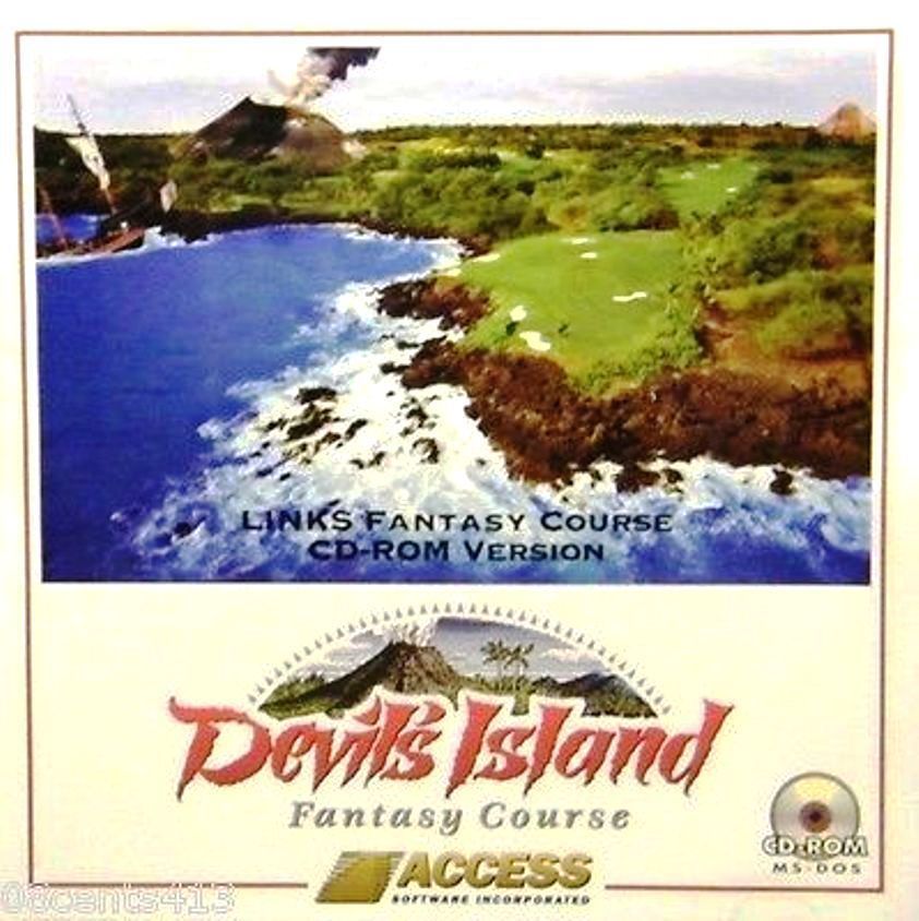 Links Fantasy Course Devil's Island Golf PC Game 1995 Windows 98 ME