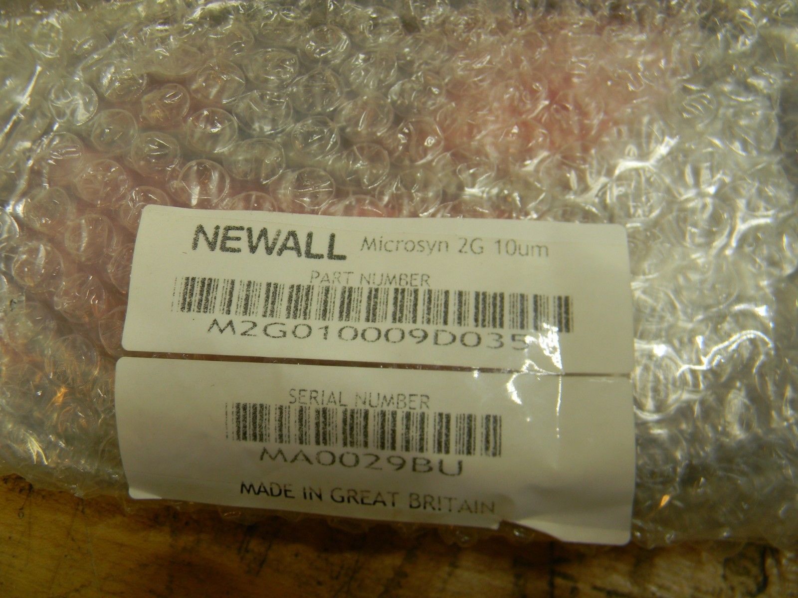 Newall Microsyn Linear Encoder Scale 2.2" Travel 55mm 10 Micron