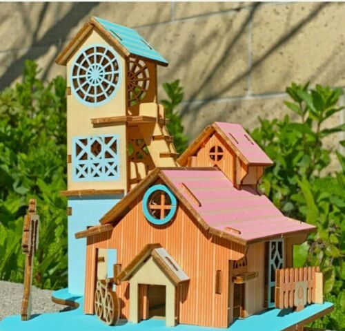 3d Wooden Puzzle House Model Kit And 50 Similar Items