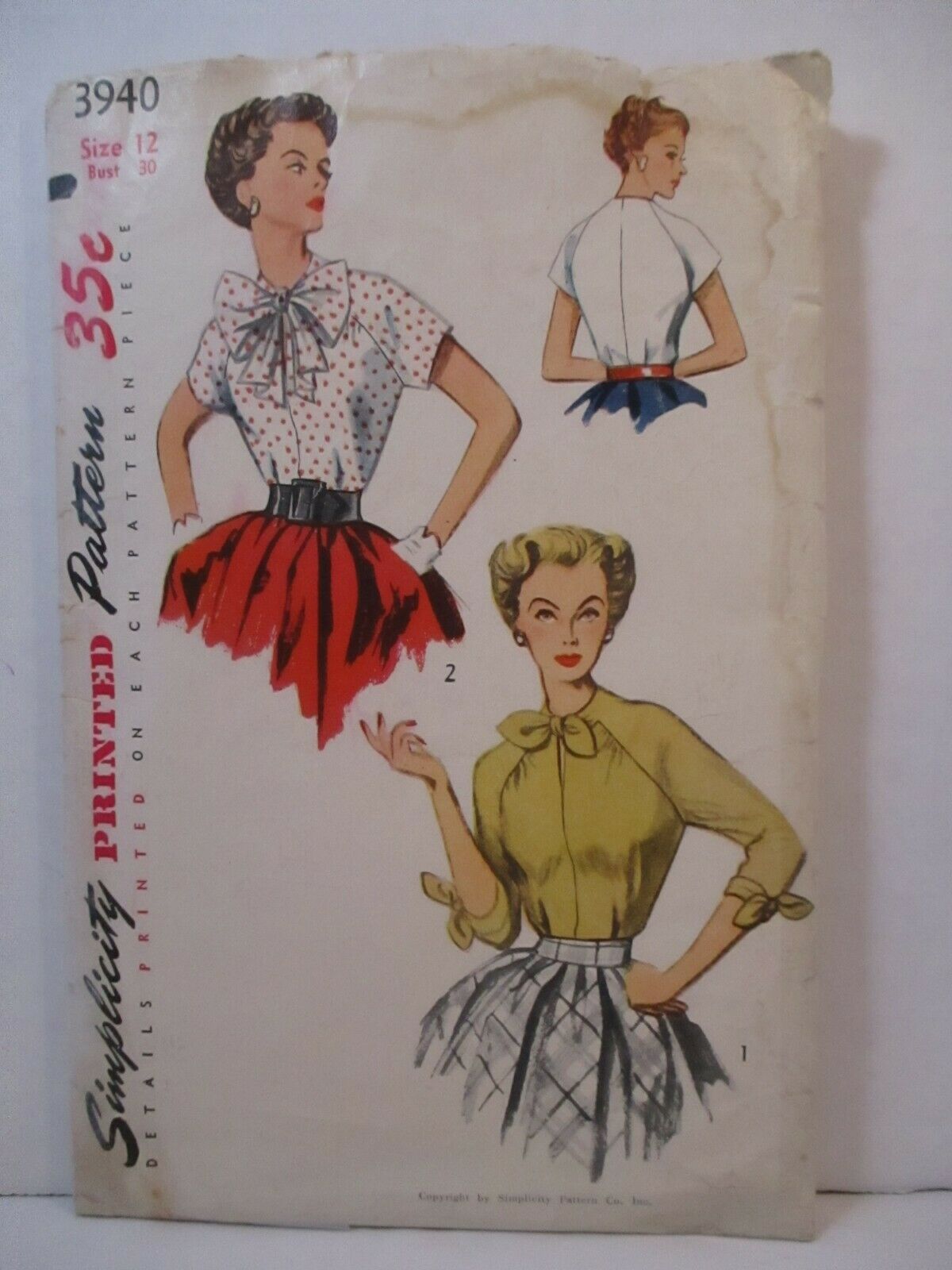 16 Size 12 UNCUT Vintage Super Saver Pattern 7337 14