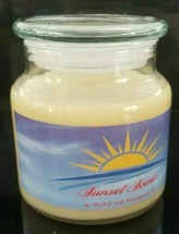 New Sunset Scents Candles 16oz Medium Jar Sugar Cookie - $19.94