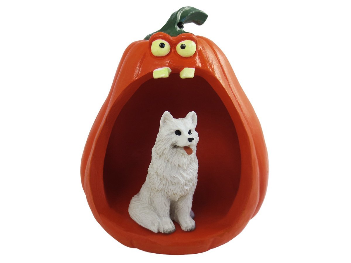 american eskimo dog statue