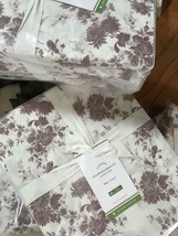 Pottery Barn Aliya Sheet Set Warm Blush King Floral Cottage Chic Farmhouse 4pc