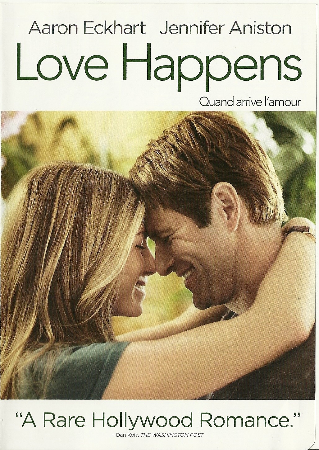 Love Happens DVD Jennifer Aniston Aaron Eckhart - DVD, HD DVD & Blu-ray
