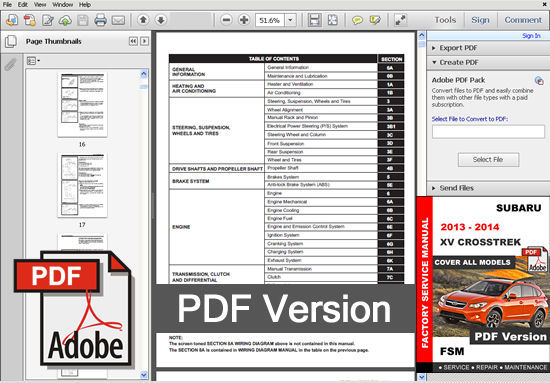 Crosstrek Factory Manual Download