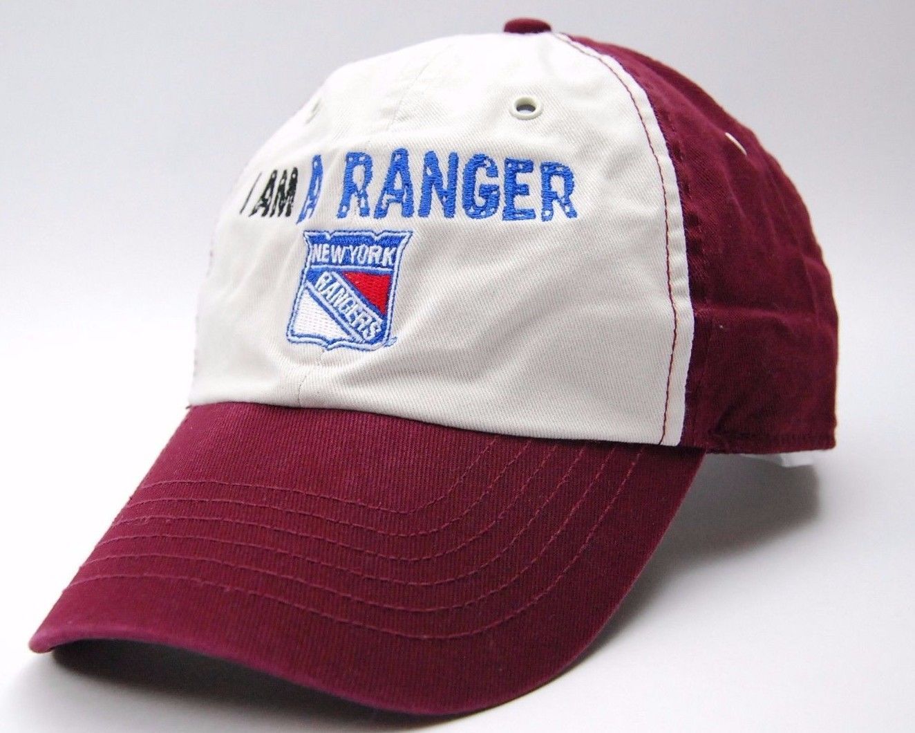 NHL New York Rangers Hockey Wool Fitted Hat - New Era - Size 7