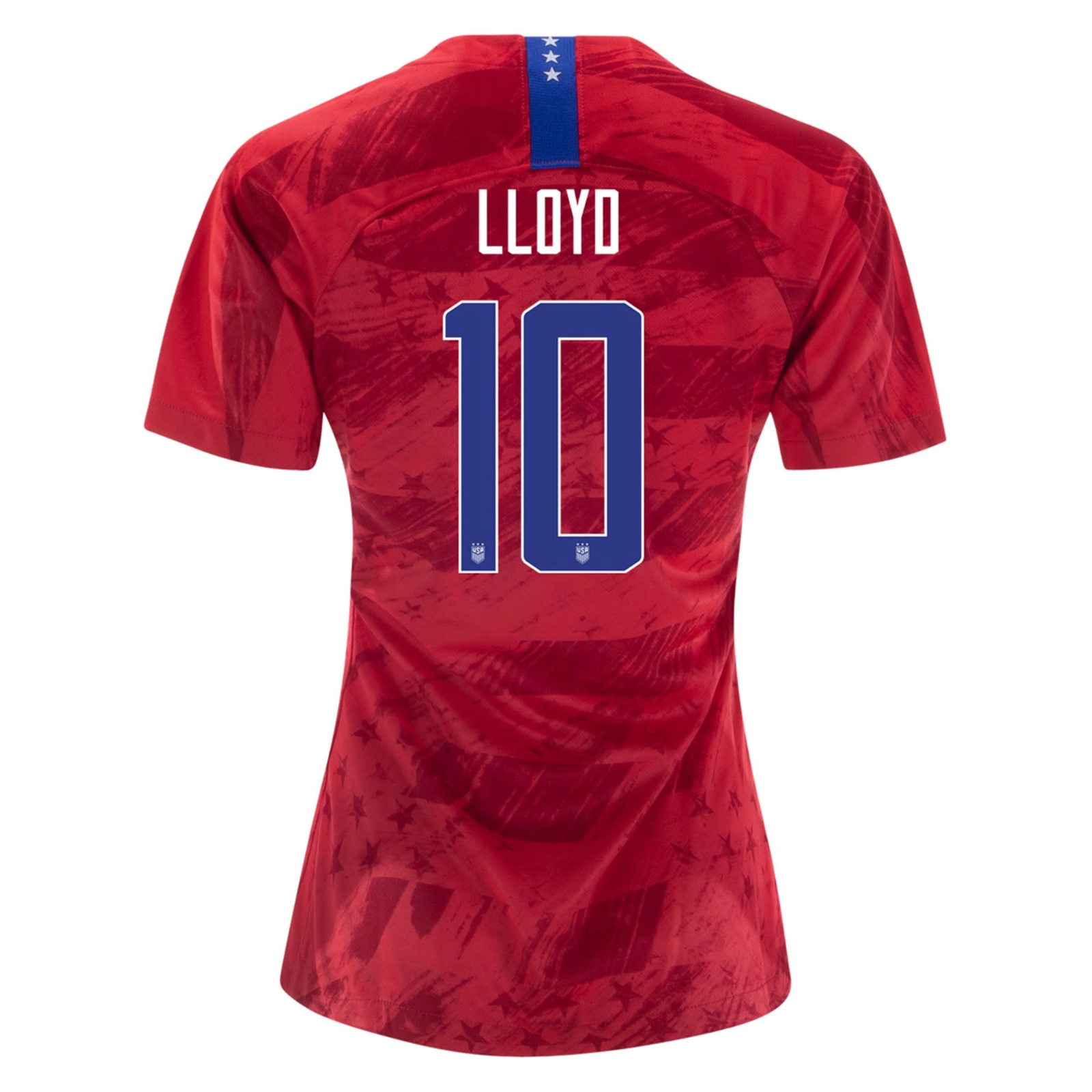 NIKE CARLI LLOYD #10 USA 2019 WORLD CUP 3 STAR WOMEN'S RED WOMENS ...