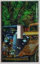 Old Classic Car Light Switch Outlet Toggle Rocker Wall Cover Plate Home decor image 1