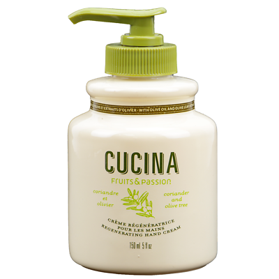 Cucina  Coriander and Olive Tree Regenerating Hand Cream 5 Ounces