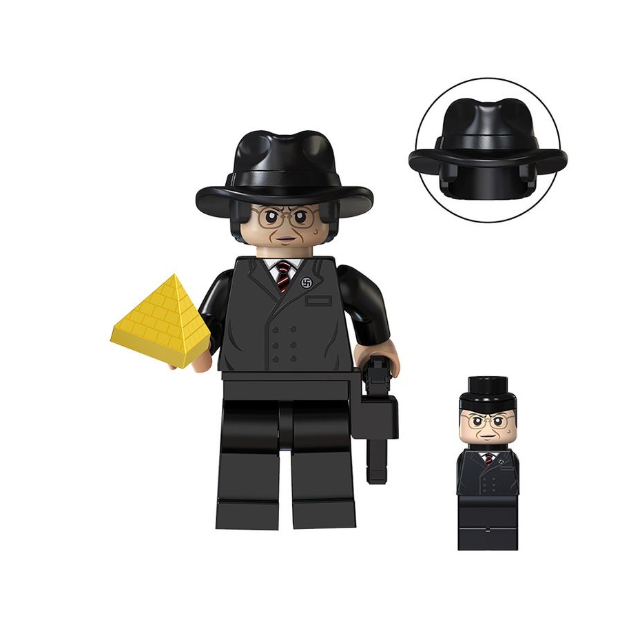 Indiana Jones Major Arnold Ernst Toht Minifigures Weapons and Accessories Building Toy