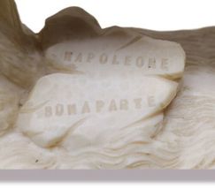 VTG Napoleon Art Statue Home Décor Figurine Marble (?) Stone(?) Italian Imports image 4