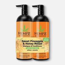 Hempz Sweet Pineapple & Honey Melon Shampoo & Conditioner Liter Duo 33.8oz