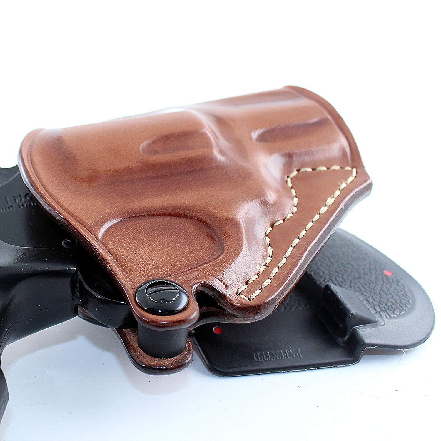 Leather Paddle Holster Fits Rossi 38 Special 5 Shot. Revolver 2" BBL