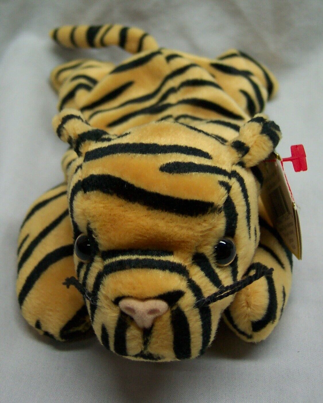 TY Beanie Babies STRIPES THE TIGER 9" Bean Bag Stuffed Animal NEW 1995