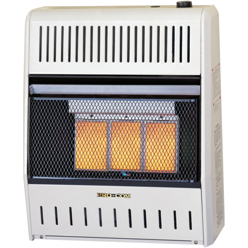 ProCom Natural Gas Ventless Plaque Heater   18 000 BTU  Model   1 