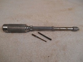 Vintage Stanley-Yankee 41Y Automatic Push Drill with 2 Fluted Bits - $22.53