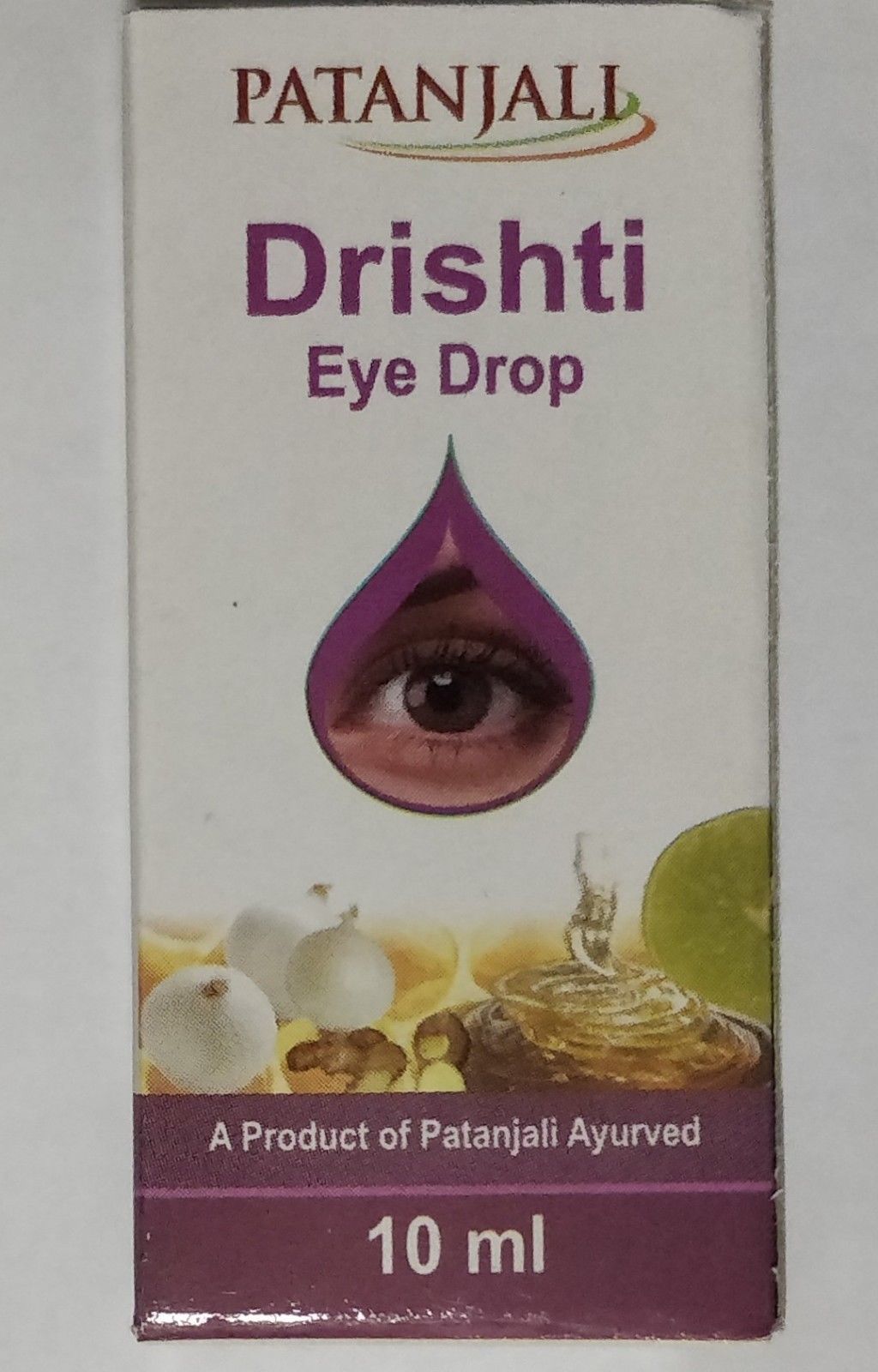 Divya Patanjali Drishti Eye Drops Ayurvedic For Natural Care 10 ML Free