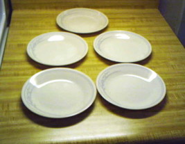 corelle plates set of 5 corelle blue lilly plates bread and butter plates lilly - $12.82