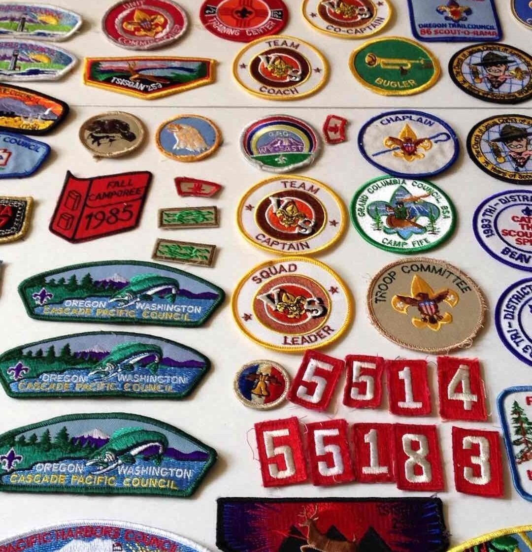 82 Vintage Boy Scouts Of America Merit Badge Patch Collection BSA ...