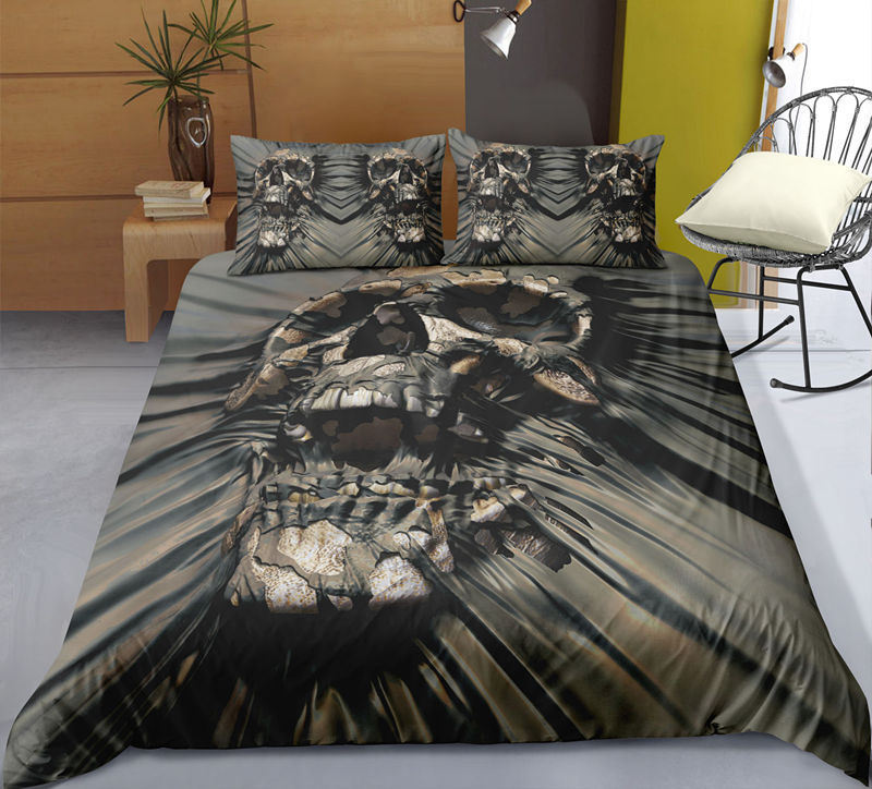 3D Skull Bedding Set | Skull Duvet Cover Set And 50 Similar Items