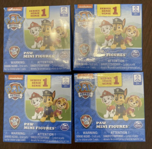 paw patrol paw mini figures mystery pack